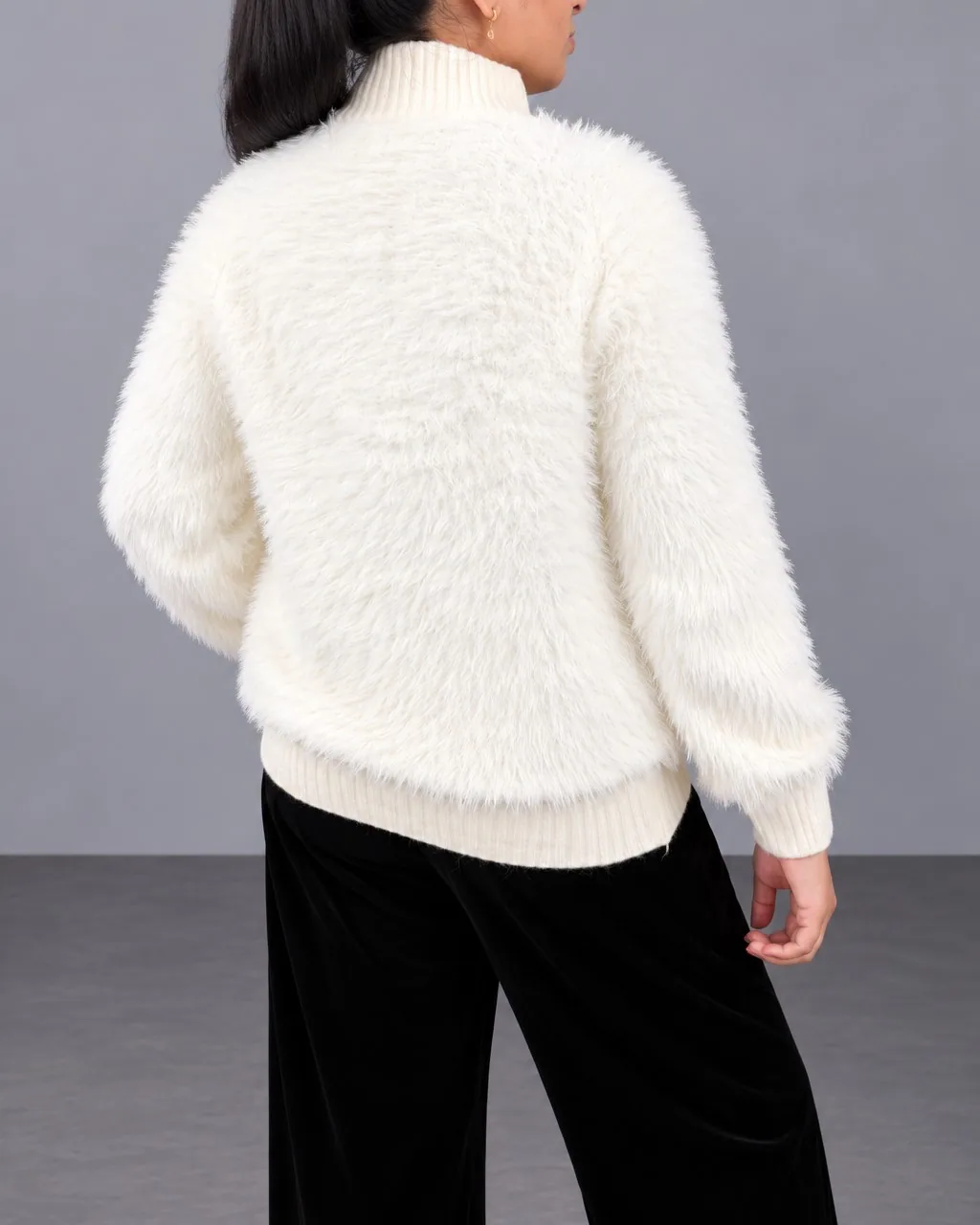 Elara Fuzzy Jacket Pose 4